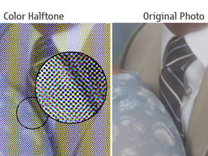 example of a color halftone